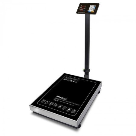 Торговые напольные весы M-ER 333 ACLP-150.20/50 "TRADER" с расчетом стоимости LED купить по низкой цене | МАКСПРОФИТ
