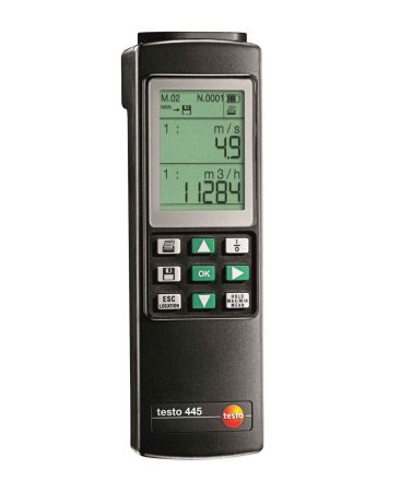 testo 445 - прибор для систем ОВК, включая чехол TopSafe купить по низкой цене | МАКСПРОФИТ