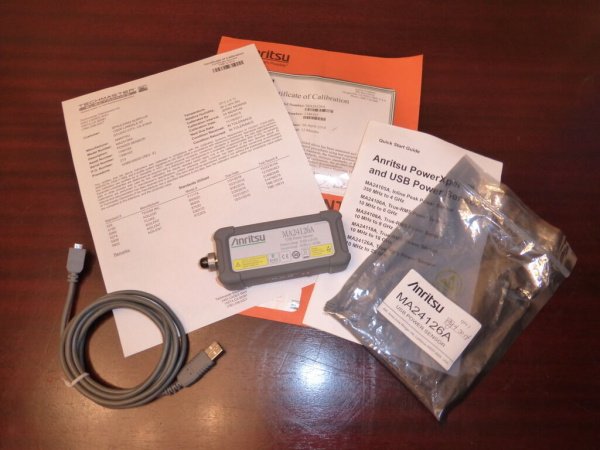 USB-датчик мощности ВЧ сигналов Anritsu MA24126A (демонстрационный) купить по низкой цене | МАКСПРОФИТ