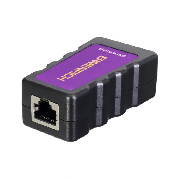 Кабельный PoE-тестер Ermenrich NetGeeks NP25, фиолетовый купить по низкой цене | МАКСПРОФИТ